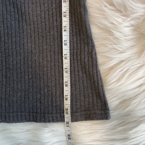 Blanc Noir Ribbed Tank Top Gray - Picture 5 of 7